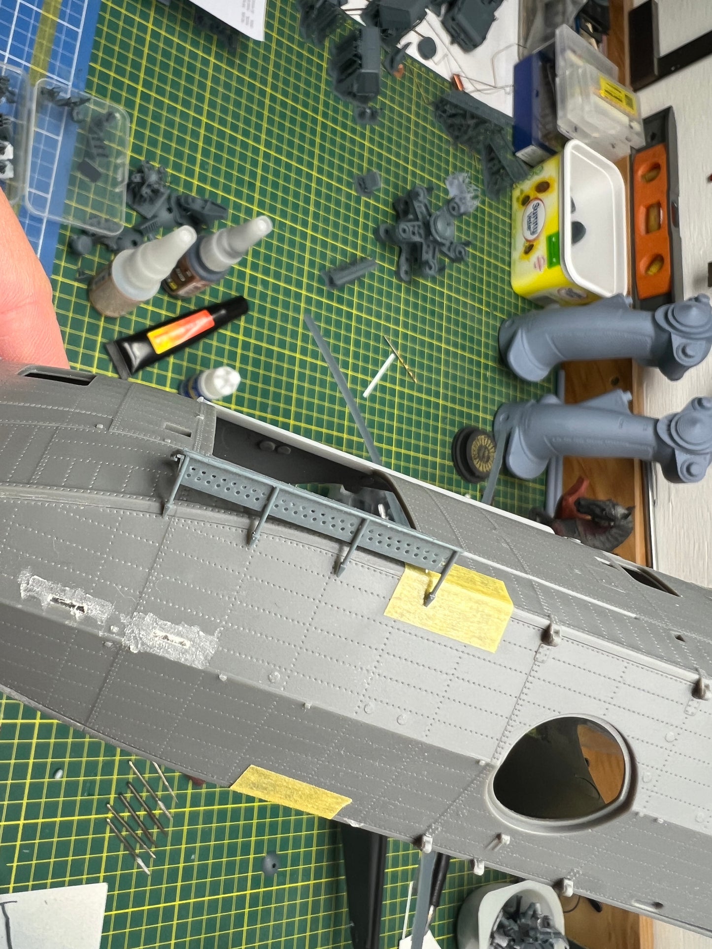 #48-144 HC4 Cargo door step - Airfix upgrade 1/48 scale 1 pc