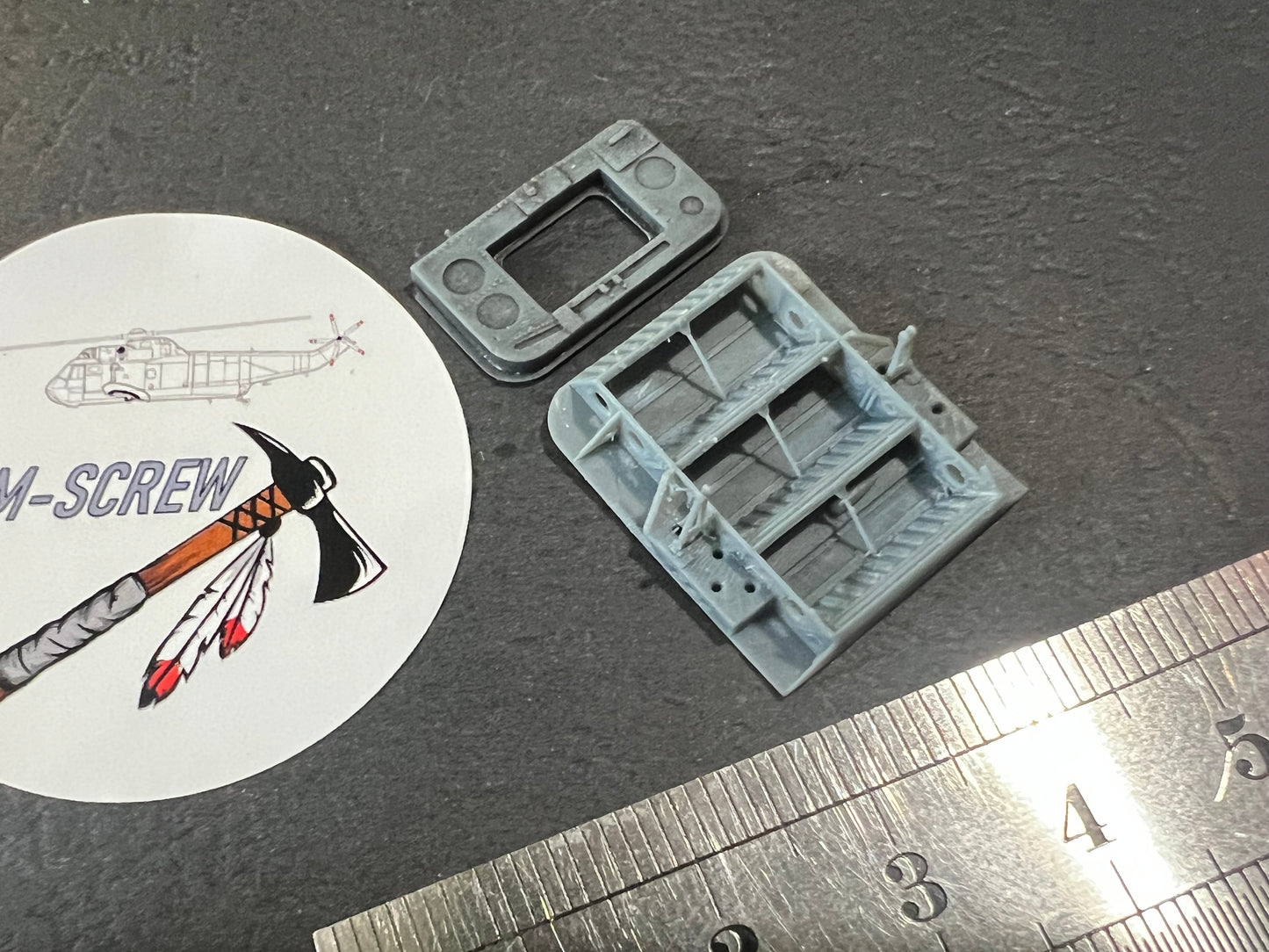 #48-145 Forward Door upgrade, Open position- Airfix upgrade 1/48 scale