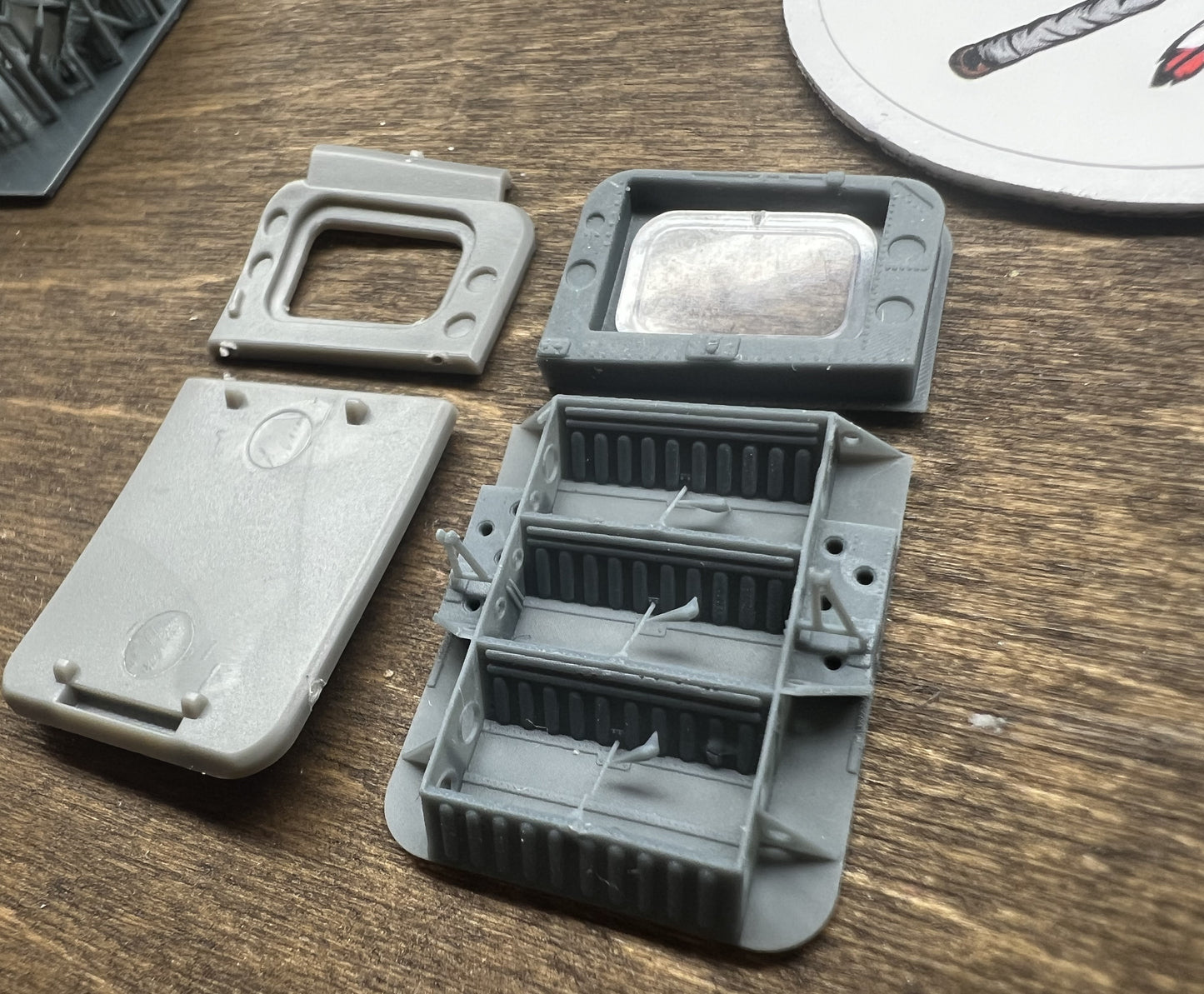 #48-145 Forward Door upgrade, Open position- Airfix upgrade 1/48 scale