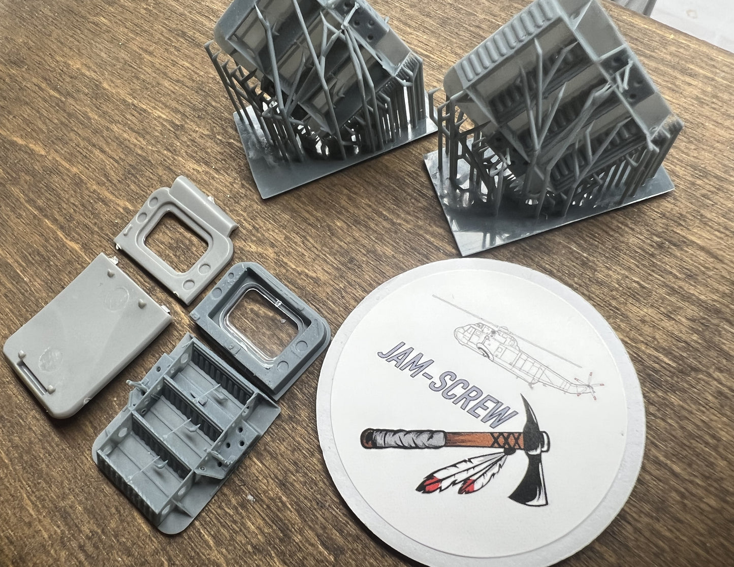 #48-145 Forward Door upgrade, Open position- Airfix upgrade 1/48 scale