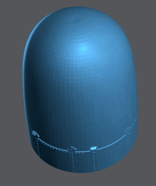 #48-117 AN/APS-501 Radar dome (aft of main rotor)  1/48 scale