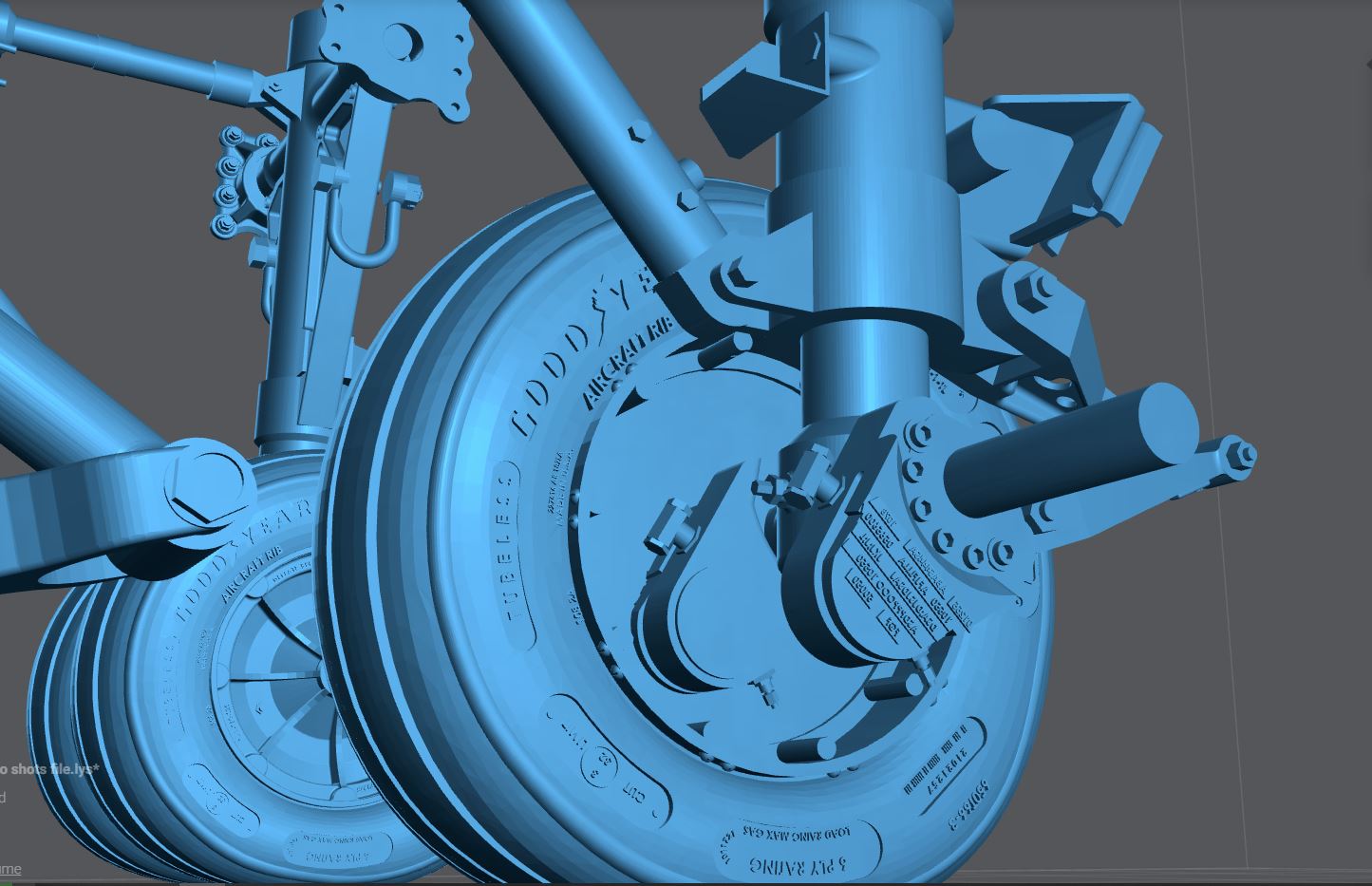 #48-111 Landing Gear uplift kit, 1/48 scale