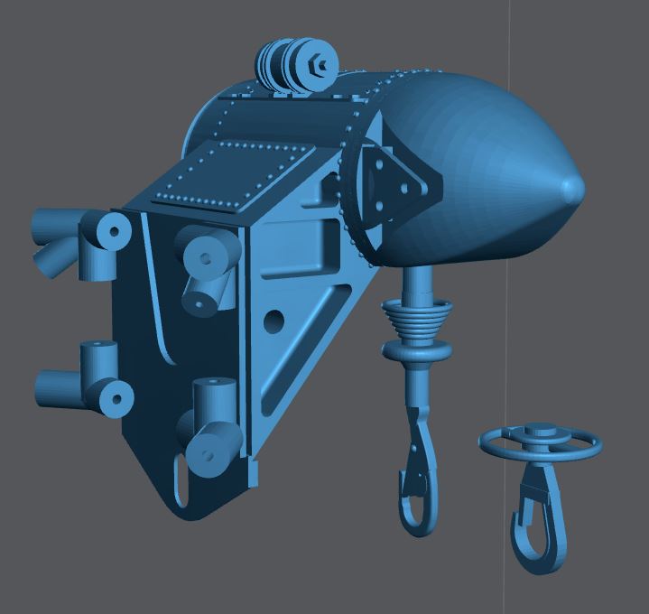#48-128 Rescue Hoist Westland with UK and EU style hook, 1/48 scale