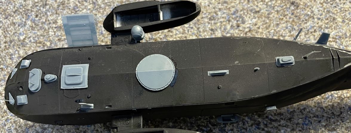 #48-151 Mk3 RAF SAR Sea King conversion kit 1/48 scale for Airfix