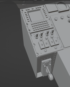 Mk3 Sea King cockpit WIP