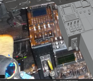 Mk3 Sea King cockpit WIP