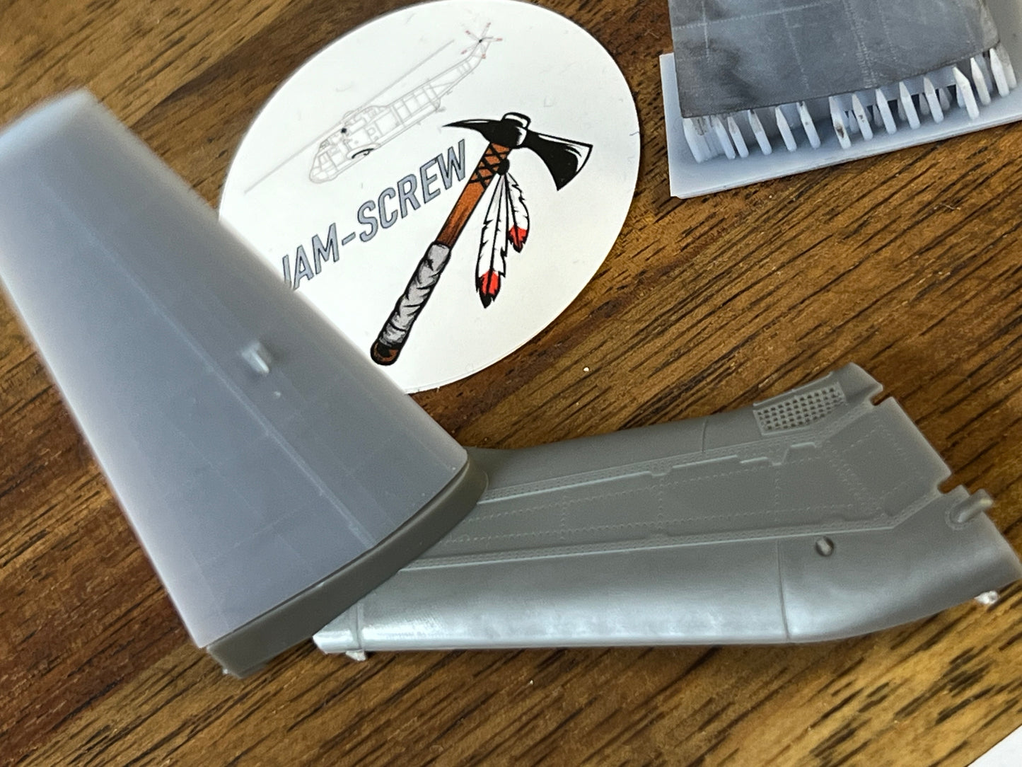 #48-104 Sea King SH-3G/H horizontal stabilizer with raised rivets, 1/48 scale